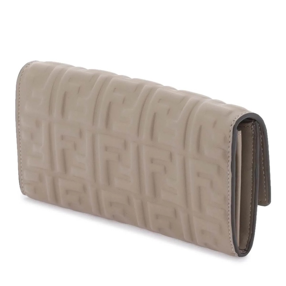 New Fendi FF Embossed Baguette Wallet on Chain - Picture 3 of 4